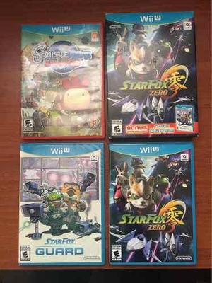 3 Juegos Starfox Zero Scribblenauts Unlimited Nintendo Wii U