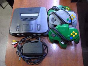 Consola Y Mandos Nintendo 64