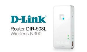 D-link Router Y Cargador Portatil Shareport N300 Dir-508l