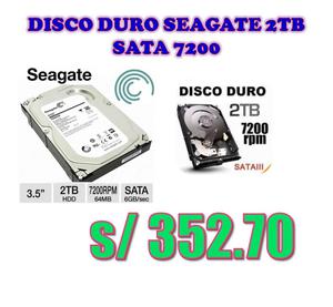 DISCO DURO SEAGATE 2TB SATA 