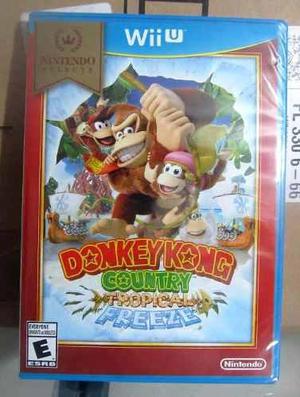 Donkey Kong Tropical Freeze Juego Wiiu Nuevo Nintendo Select