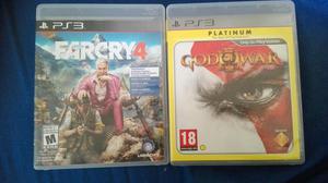 Far Cry Y God Of War Play Station 3 Ps3