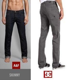 Jean Dc Relaxed Fit, Abercrombie & Fitch Jean Modelo Skinny