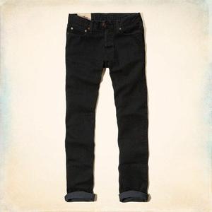 Jeans Hollister By Abercrombie Skinny Negro Talla 34 X 32