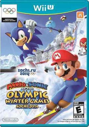 Juego Wii U Mario Y Sonic Olympic Winter Games Sochi 2014