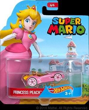 Juguete Carro Hot Wheels Super Mario Bros, Princesa Peach