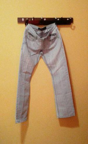 Pantalón Jeans Para Caballero Talla 30 Celeste Y Fresco