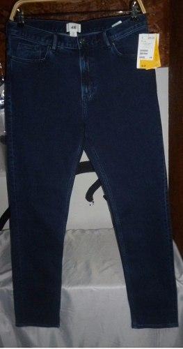 Pantalon Jeans H & M Linea David Beckham Nuevo Talla 30