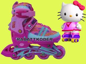 Patines Hello Kitty Niñas Regulable 30-33,34-37 +kit