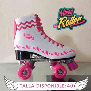 Patines Soy Luna Ambar Marca Roller + Kit Protect + Regalo
