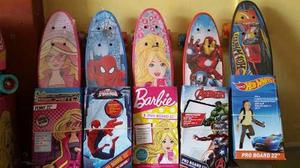 Penny Skateboard Spiderman,barbie,hotweels,vengadores