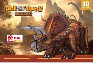 Rompecabezas 3d Age Of Dino Triceratops - Play House