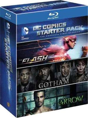 Dc Starter Pack / Flash Gotham Arrow: Temporadas 1 Bluray !