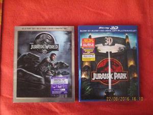 Jurassic World Jurassic Park Blu Ray 3d- Nuevo- Entrega Ya