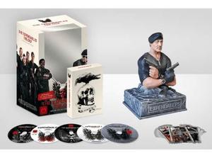 Los Indestructibles Trilogia + Estatua + Cards + Bluray