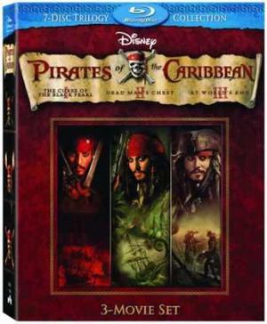 Piratas Del Caribe Trilogía: Blu-ray Box De 7 Discos