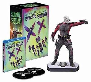 Suicide Squad / Escuadron Suicida Bluray + Figura Deadshot