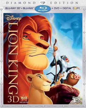 The Lion King 3d El Rey León Blu-ray Sellado Lenticular