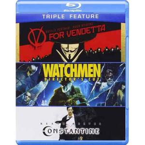 V For Vendetta / Watchmen / Constantine (triple Feature Bd)