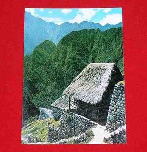 Antigua Postal Casa Típica Inca Machu Picchu 1979 Corbacho