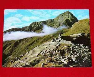 Antigua Postal Machu Picchu Terrazas 1975 Swiss Foto Cusco