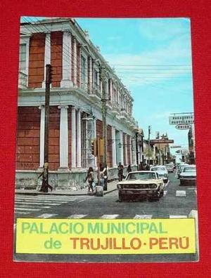 Antigua Postal Palacio Municipal Trujillo Perú La Libertad