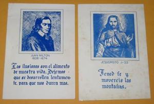 Antiguas Postales Con Frases Célebres Jesucristo Juan