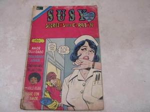 Burun Danga: Antiguo Comic Susy Corazon 1974 Novaro Cco
