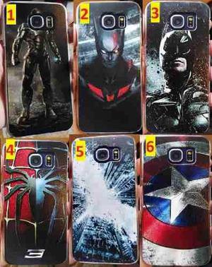 Case Funda Galaxy S6 Avenger Dccomic Y Marvel Liquidacion