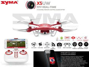 Drone SYMA X5UW con videocamara HD en vivo, Modo Headless,