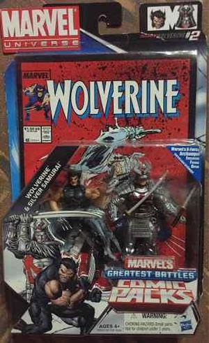 Marvel Universe - Cómic Pack Silver Samurai & Wolverine
