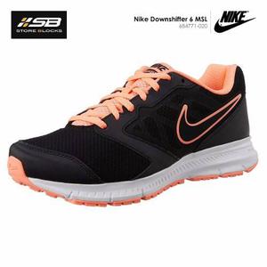 Nike Downshifter 6 Msl - Mujer - Correr - Negro Y Melon