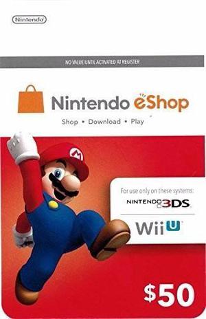 Nintendo Eshop Card - 50 - Dolares - Manvicio Store - !!!