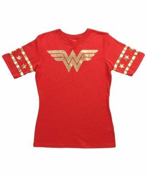 Polo Oficial Mujer Maravilla, Wonder Woman, Dc Comics