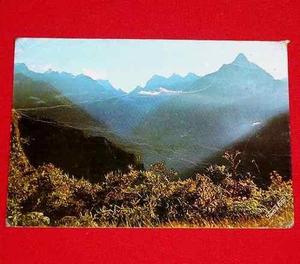 Postal Antigua Machu Picchu 1974 Amanecer Ruinas Swiss Foto