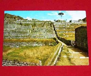 Postal Antigua Machu Picchu 1977 Terrazas Escalinata Swiss F