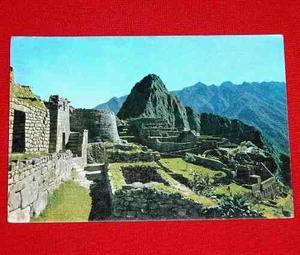 Postal Antigua Machu Picchu 1977 Torreón Ciudadela Huayna P