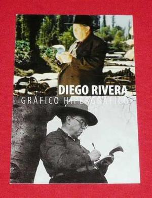 Postal Homenaje Diego Rivera Gráfico Hipergráfico México