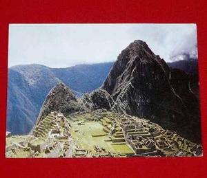 Postal Machu Picchu Global View Cusco Perú Color Post Card
