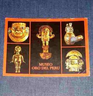 Postal Museo De Oro Del Perú Máscara Vicus Tumi Chimú