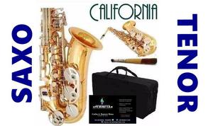 SAXOFON TENOR, CALIFORNIA!!DE CALIDAD!!POTENTE SONIDO!!DELO