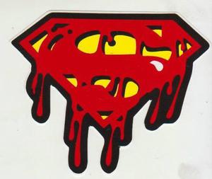 Stickers Superman Comic Para Pegar En Tu Auto O Camioneta