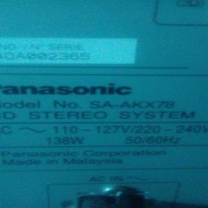 Vendo Ekipo Panasonic