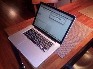 Macbook Pro I7 15 Pulgadas 2 Meses Garantia, Sin Cargador