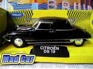 Mad Car Citroen Ds19 Welly Auto 1/36 Coleccion Clasicos