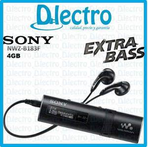 Mp3 Sony Walkman 4gb Nwz-b183f Extra Bass, Nueva Edicion