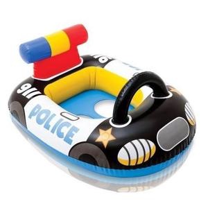 Flotador Auto Car Policia Inflable Bebes Niños Playa