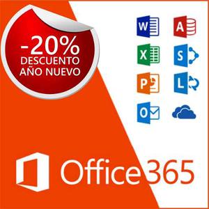 Licencia Original Office 365 Para 5 Dispositivos Perpetua