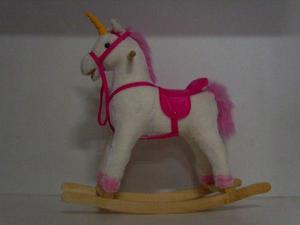 Unicornio Pony Balancin C/ruedas Sonido Y Mov. Navidad