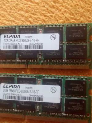 Vendo Memoria Ram De 2gb Remato A 39 Soles